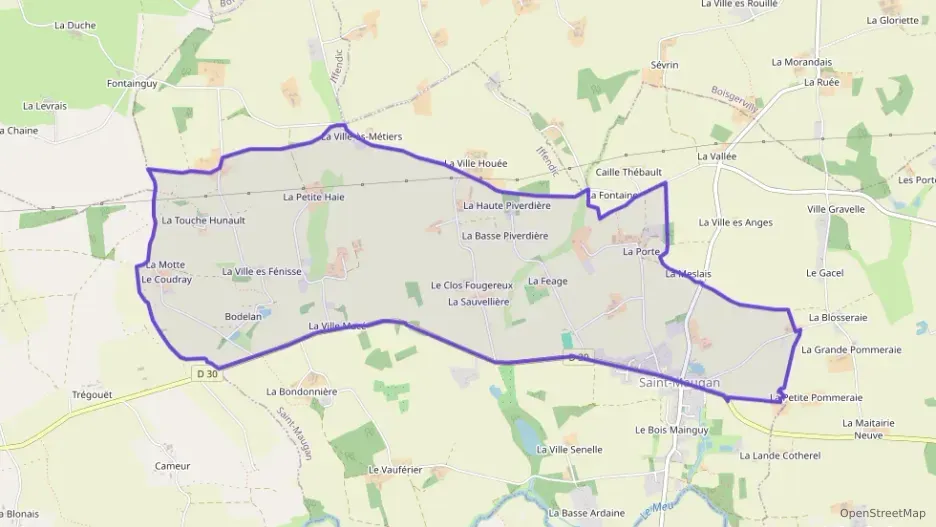 Maison 105 m² cinq pièces à vendre à Saint-Maugan