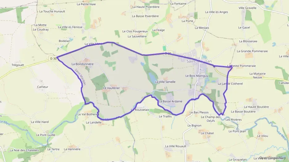 Maison 114 m² quatre pièces à vendre à Saint-Maugan Maison 114 m² quatre pièces à vendre à Saint-Maugan