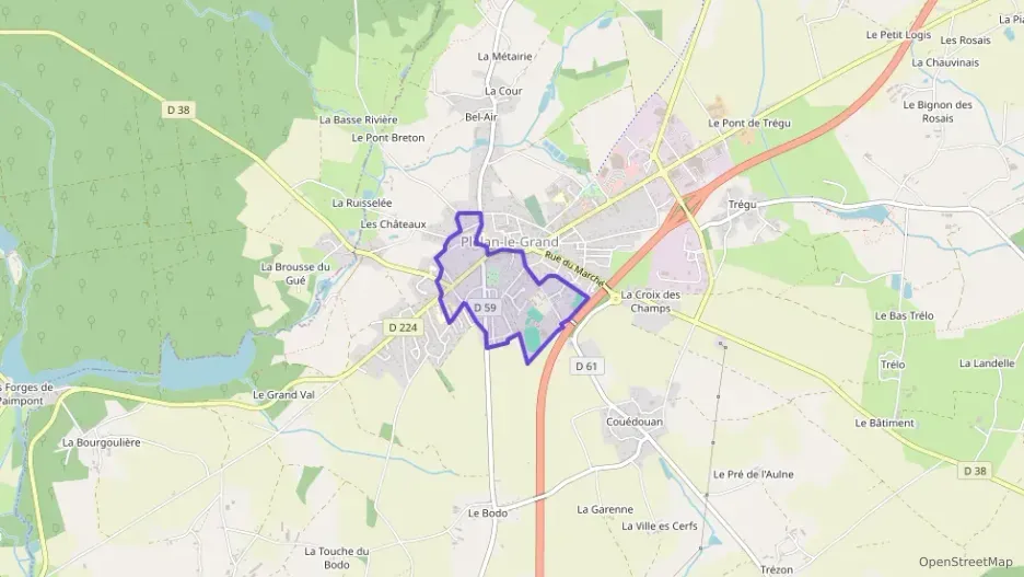 Maison 82 m² cinq pièces à vendre à Plélan-le-Grand