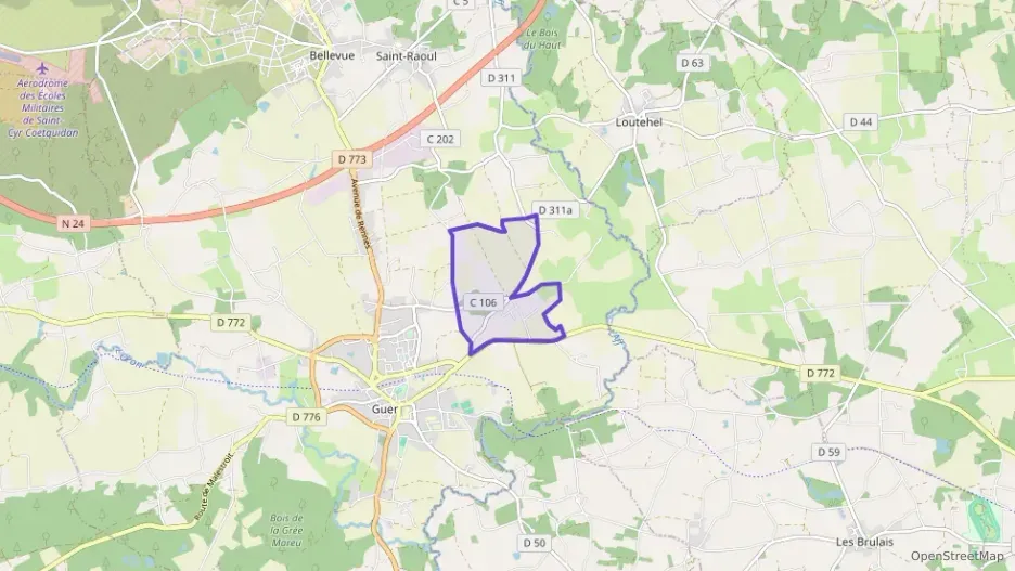 Maison 87 m² cinq pièces à vendre à Guer