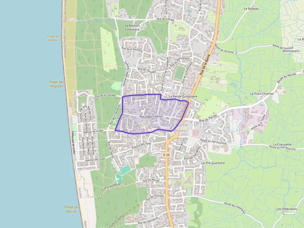 Maison 64 m² trois pièces à vendre à Notre-Dame-de-Monts