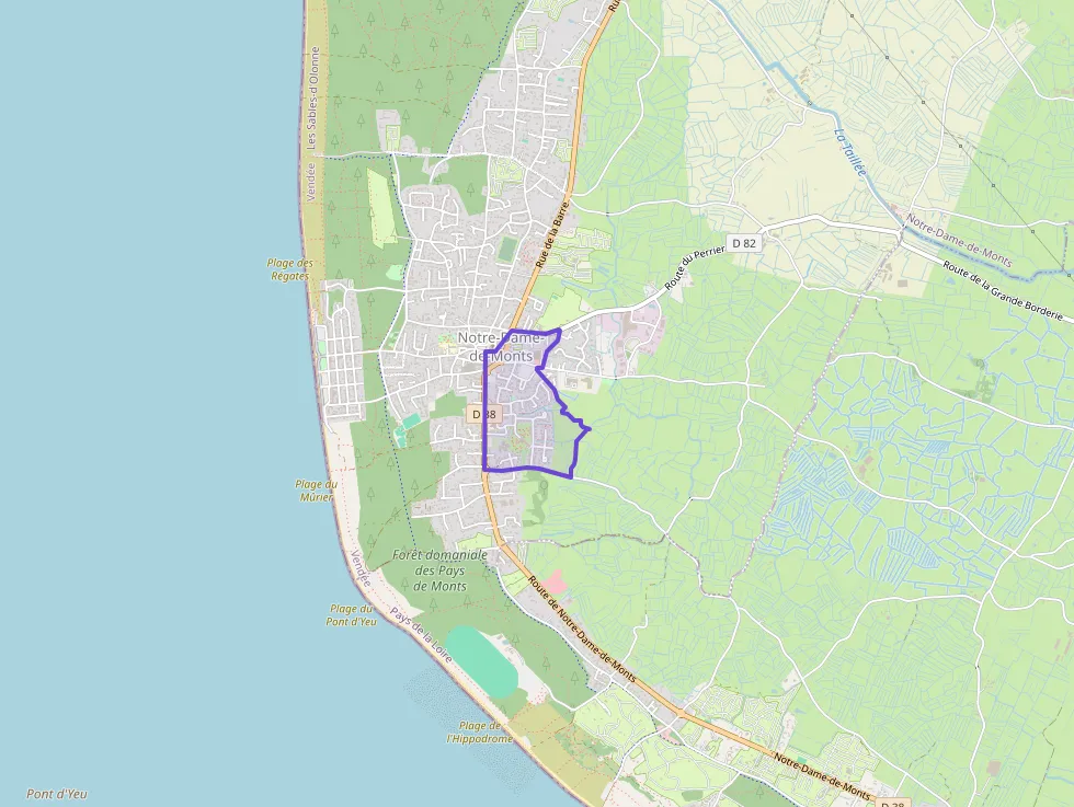 Maison 83 m² quatre pièces à vendre à Notre-Dame-de-Monts