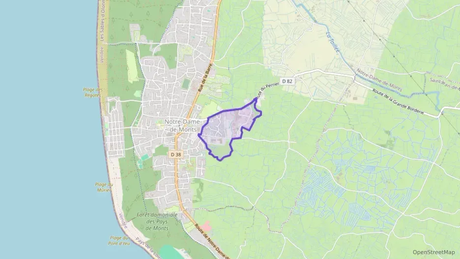 Maison 84 m² quatre pièces à vendre à Notre-Dame-de-Monts Maison 84 m² quatre pièces à vendre à Notre-Dame-de-Monts