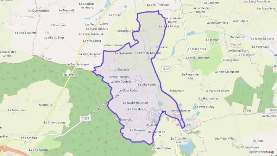 Maison 83 m² cinq pièces à vendre à La Chapelle du Lou du Lac