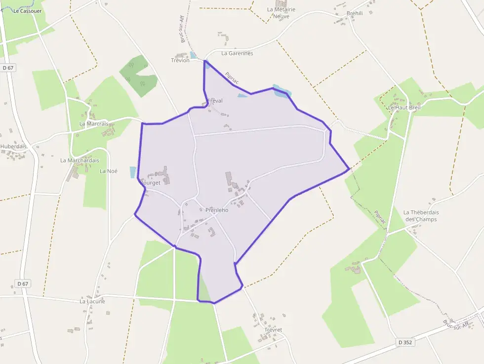 Maison 73 m² quatre pièces à vendre à Bruc-sur-Aff