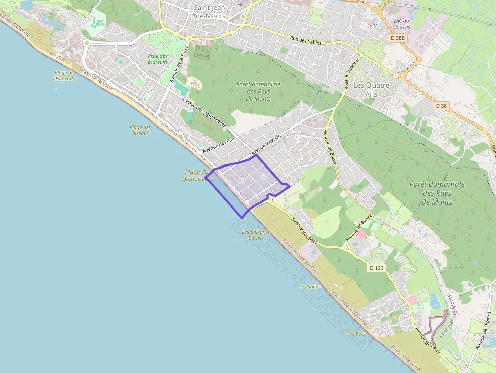 Maison 50 m² trois pièces à vendre à Saint-Hilaire-de-Riez