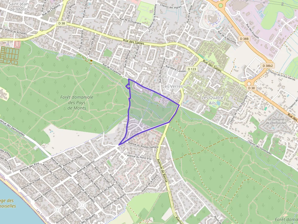 Maison 54 m² trois pièces à vendre à Saint-Jean-de-Monts