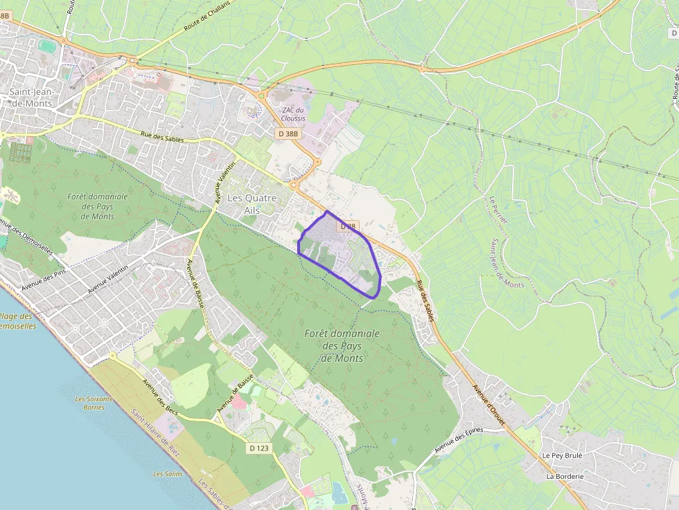 Maison 67 m² trois pièces à vendre à Saint-Jean-de-Monts