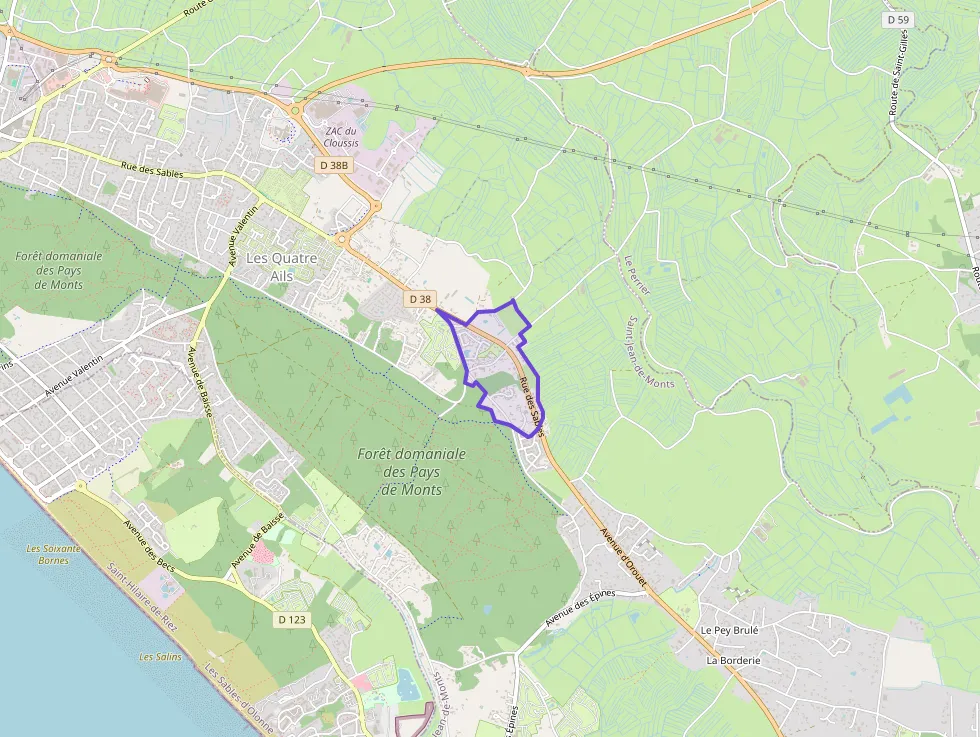 Maison 89 m² trois pièces à vendre à Saint-Jean-de-Monts