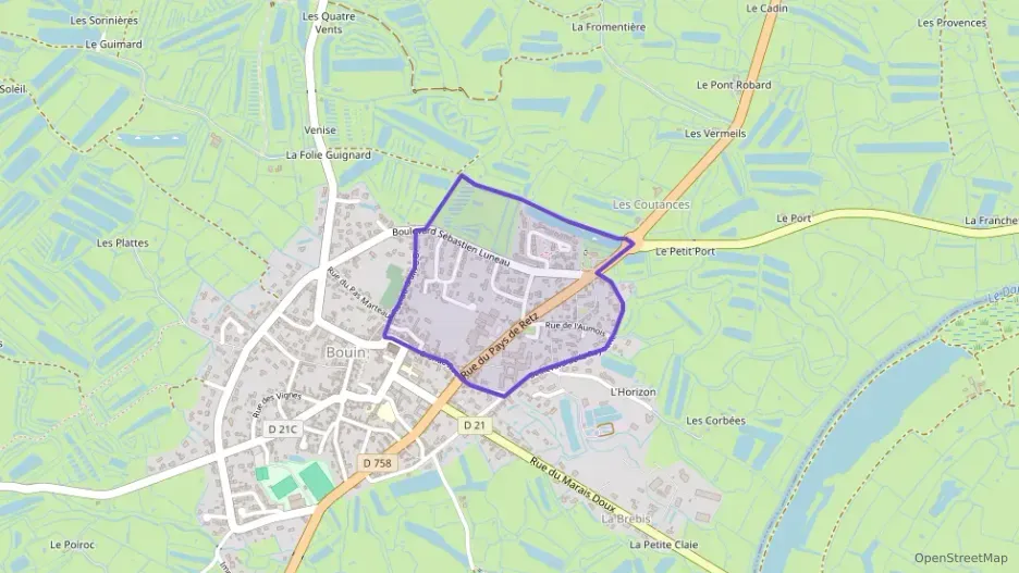 Maison 93 m² cinq pièces à vendre à Bouin