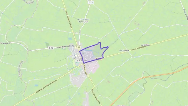 Maison 90 m² quatre pièces à vendre à Le Perrier