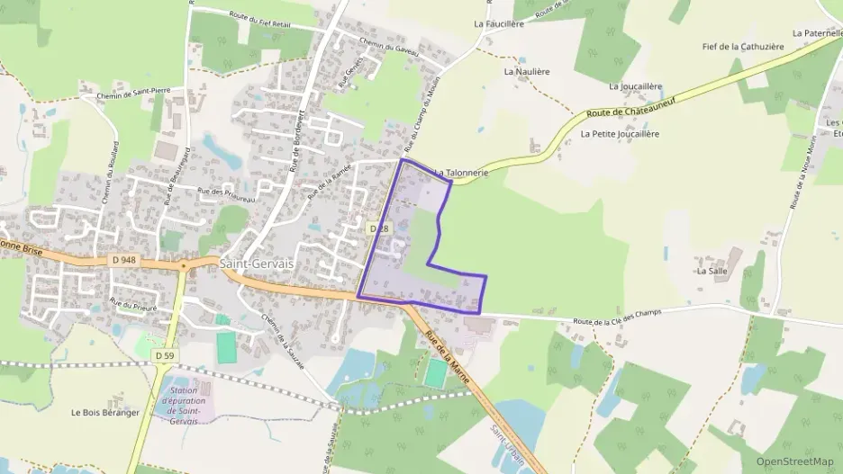 Maison 85 m² quatre pièces à vendre à Saint-Gervais