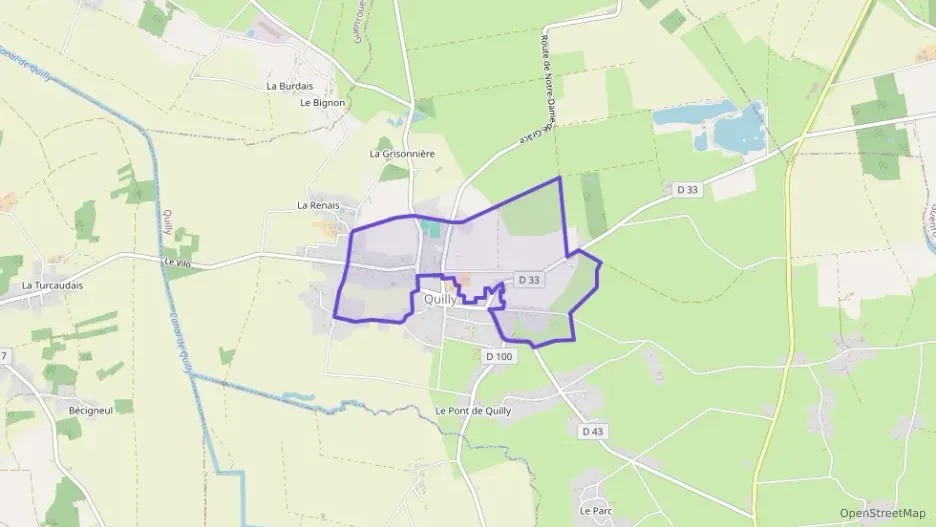 Maison 74 m² trois pièces à vendre à Quilly Maison 74 m² trois pièces à vendre à Quilly