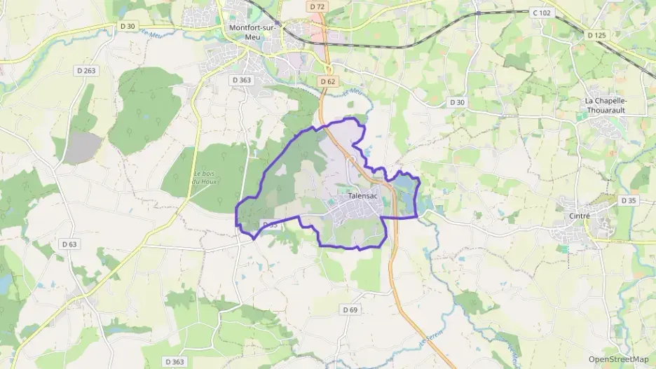 Maison 72 m² quatre pièces à vendre à Talensac Maison 72 m² quatre pièces à vendre à Talensac