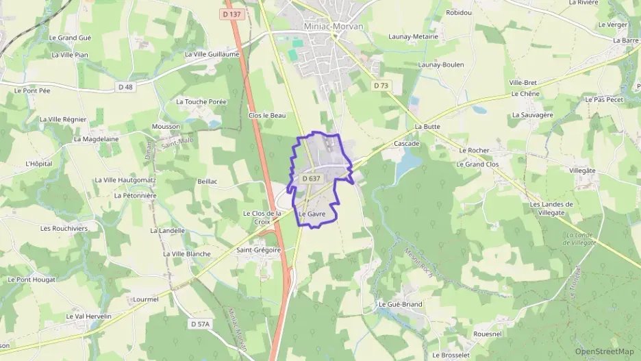 Maison 120 m² quatre pièces à vendre à Miniac-Morvan