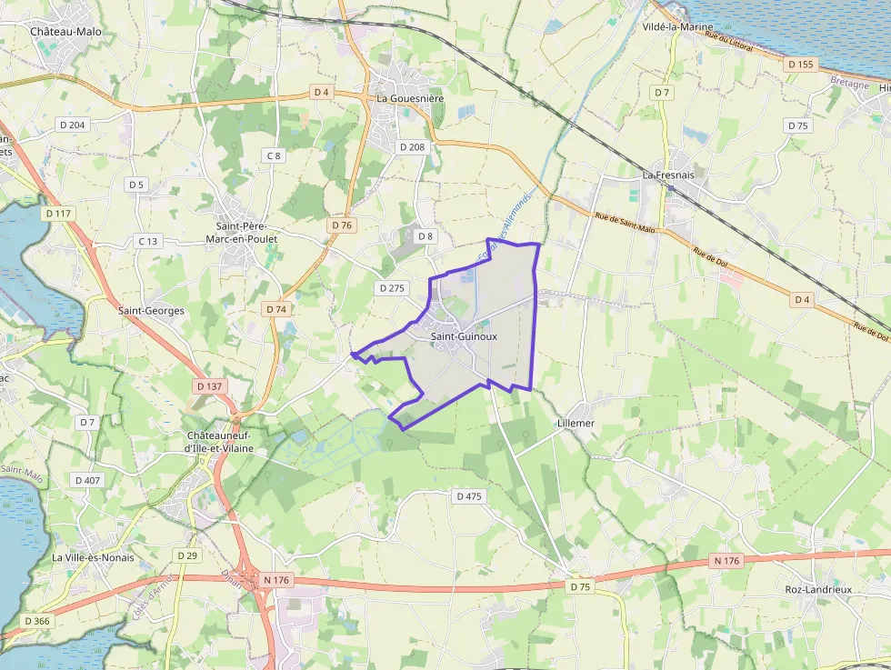 Maison 92 m² quatre pièces à vendre à Saint-Guinoux