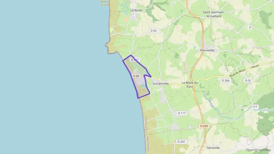 Maison 100 m² quatre pièces à vendre à Surtainville
