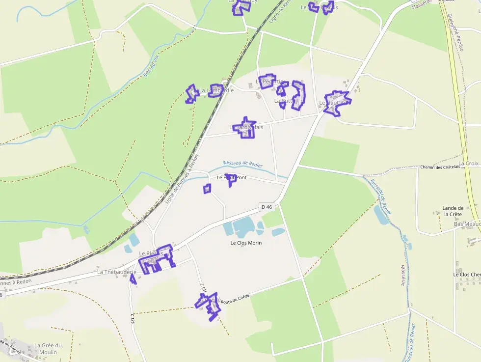 Maison 120 m² quatre pièces à vendre à Massérac
