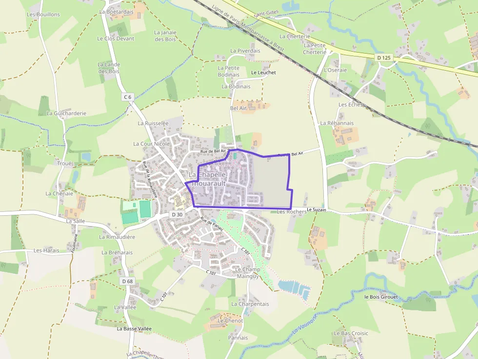 Maison 73 m² quatre pièces à vendre à La Chapelle-Thouarault