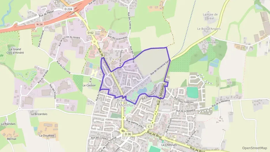 Maison 85 m² cinq pièces à vendre à Bréal-sous-Montfort