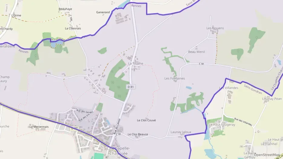 Maison 118 m² quatre pièces à vendre à La Chapelle-Chaussée Maison 118 m² quatre pièces à vendre à La Chapelle-Chaussée