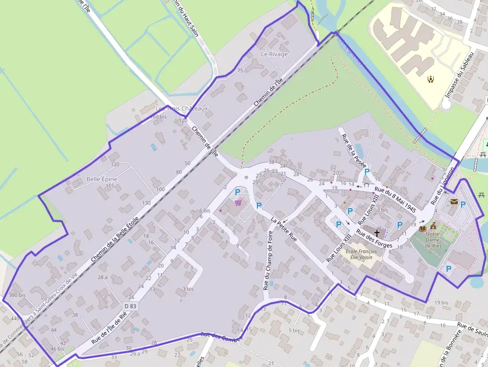 Maison 86 m² quatre pièces à vendre à Notre-Dame-de-Riez