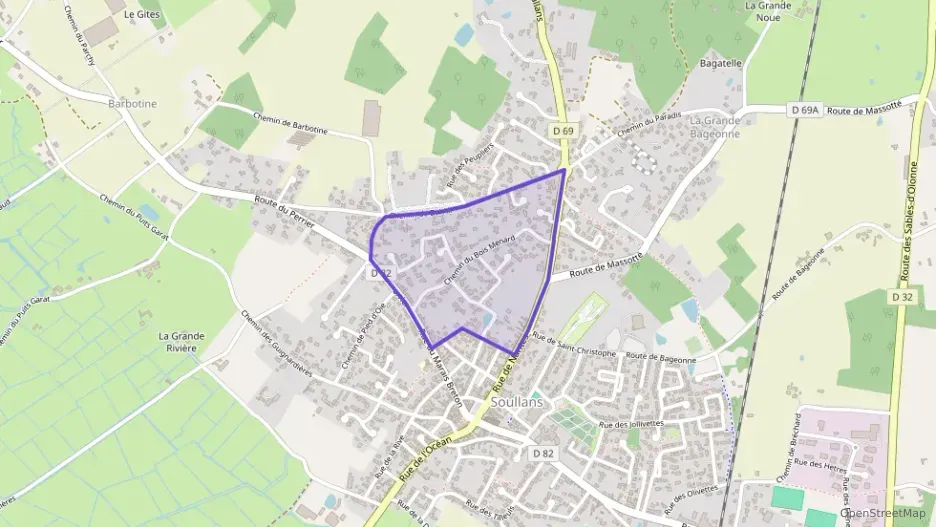 Maison 96 m² quatre pièces à vendre à Soullans