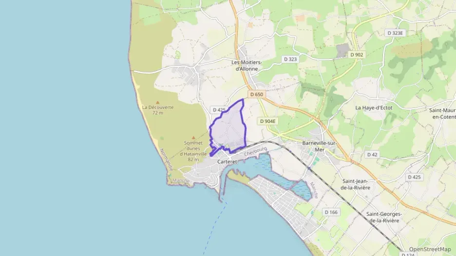 Maison 50 m² quatre pièces à vendre à Barneville-Carteret