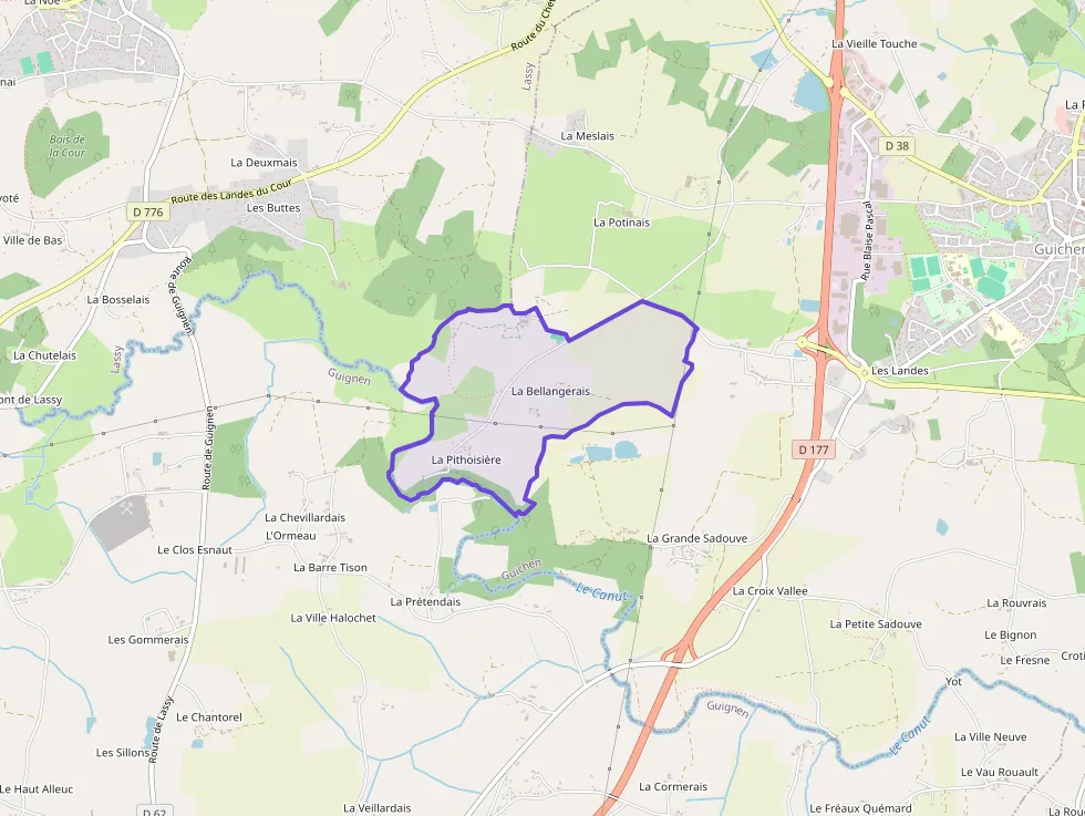 Maison 88 m² quatre pièces à vendre à Guichen