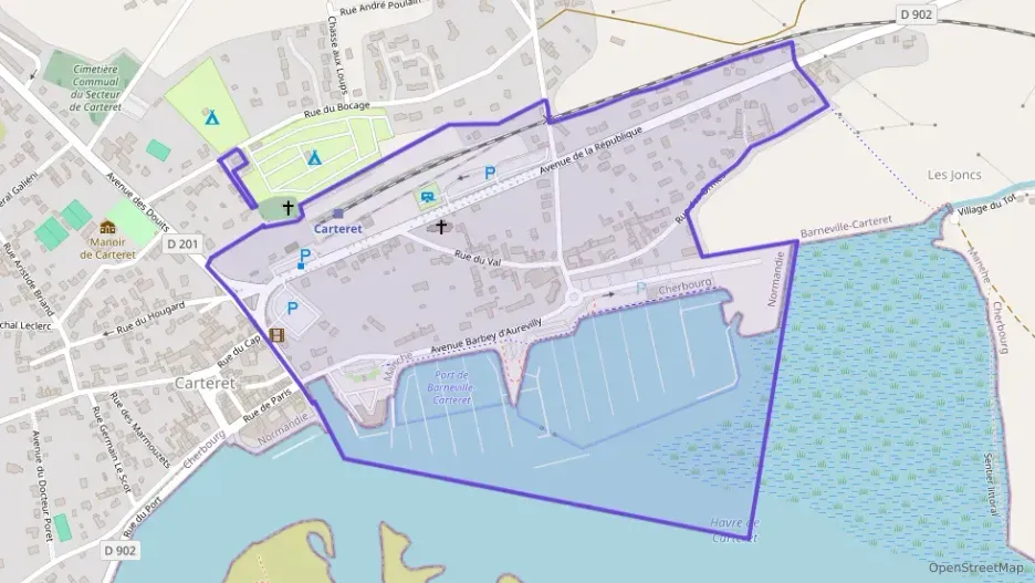 Maison 88 m² quatre pièces à vendre à Barneville-Carteret