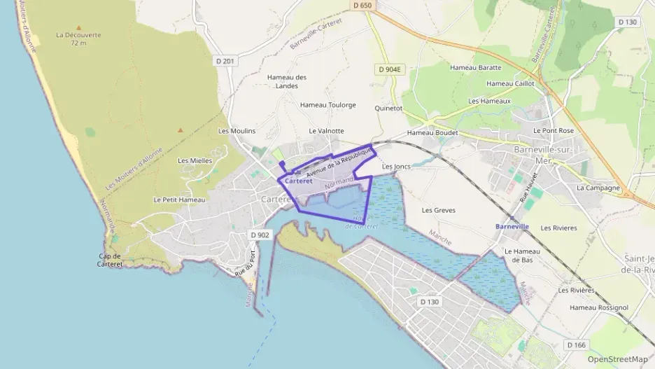 Maison 88 m² quatre pièces à vendre à Barneville-Carteret