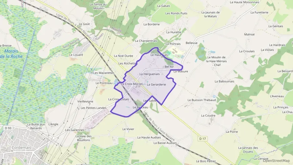 Maison 98 m² trois pièces à vendre à Cordemais