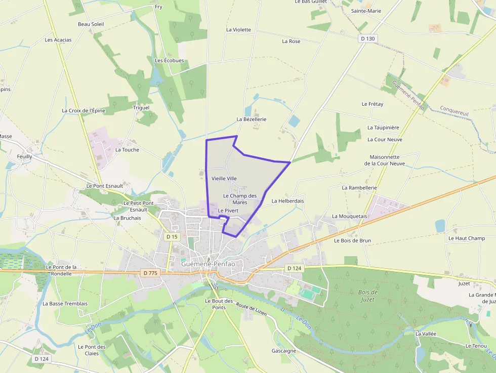 Maison 69 m² trois pièces à vendre à Guémené-Penfao