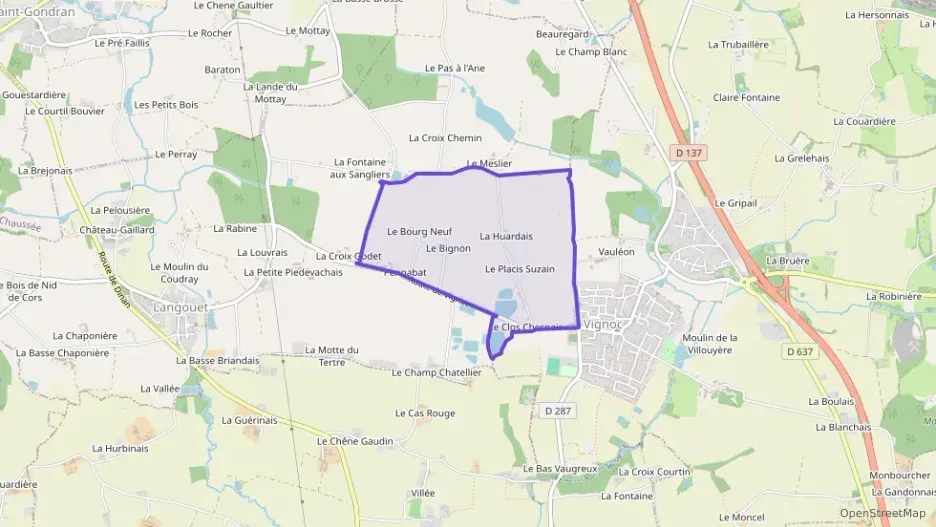 Maison 99 m² quatre pièces à vendre à Langouet