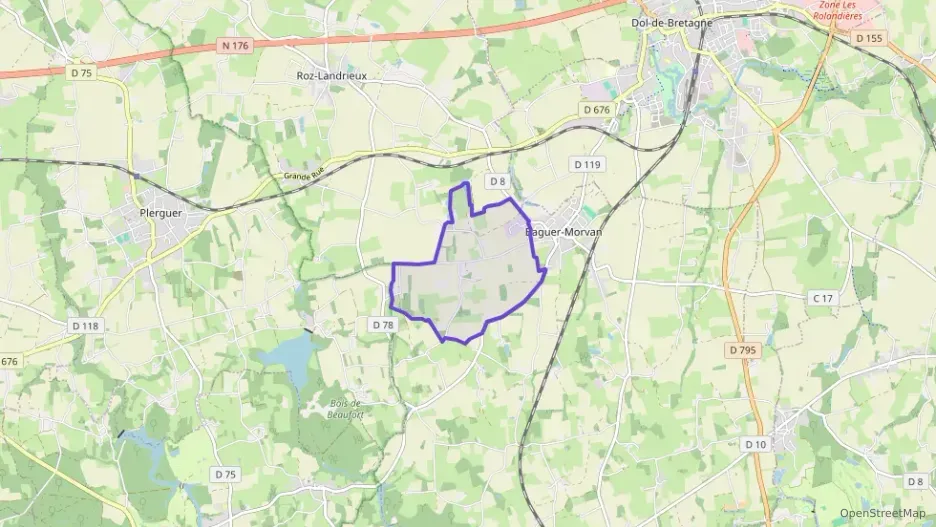 Maison 70 m² trois pièces à vendre à Baguer-Morvan