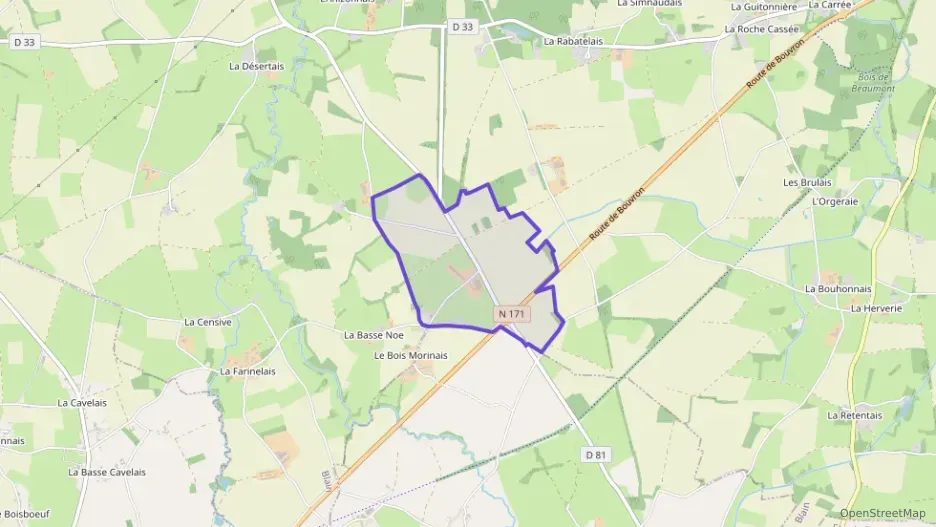 Maison 97 m² quatre pièces à vendre à Blain