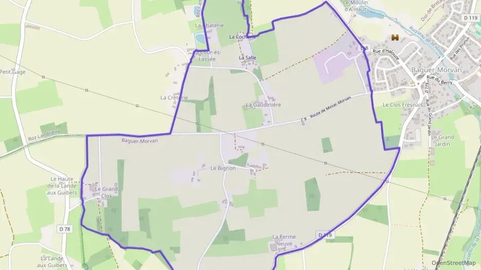 Maison 96 m² quatre pièces à vendre à Baguer-Morvan Maison 96 m² quatre pièces à vendre à Baguer-Morvan