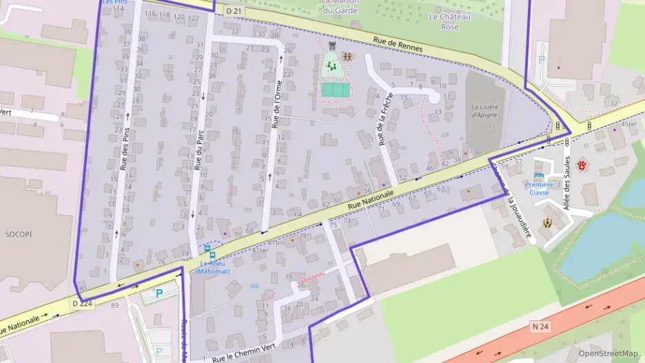 Maison 67 m² quatre pièces à vendre à Le Rheu