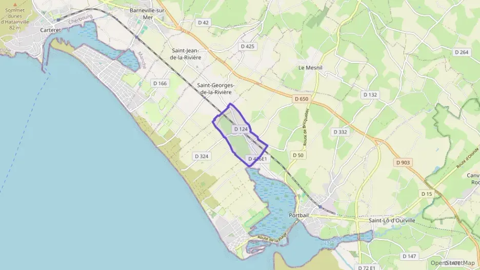 Maison 104 m² trois pièces à vendre à Port-Bail-sur-Mer