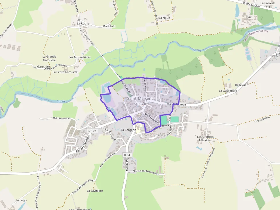 Maison 90 m² quatre pièces à vendre à Saint-Maixent-sur-Vie