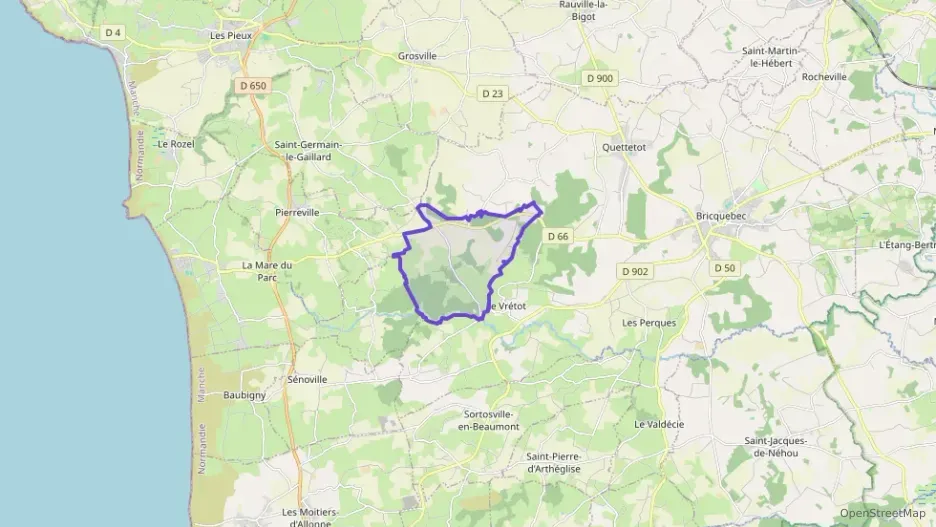 Maison 143 m² six pièces à vendre à Bricquebec-en-Cotentin