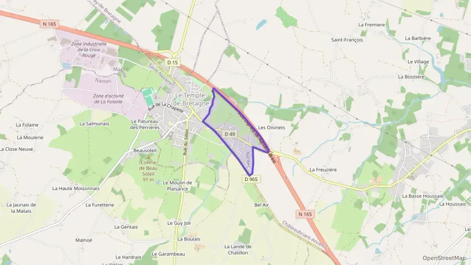 Maison 135 m² cinq pièces à vendre à Le Temple-de-Bretagne