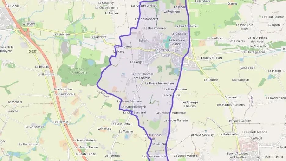 Maison 88 m² quatre pièces à vendre à Montreuil-le-Gast