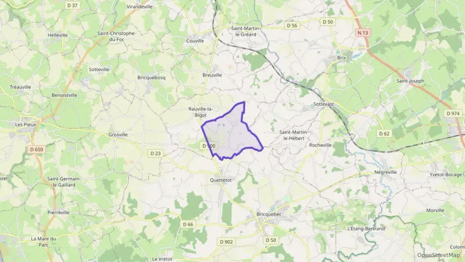 Maison 100 m² cinq pièces à vendre à Rauville-la-Bigot