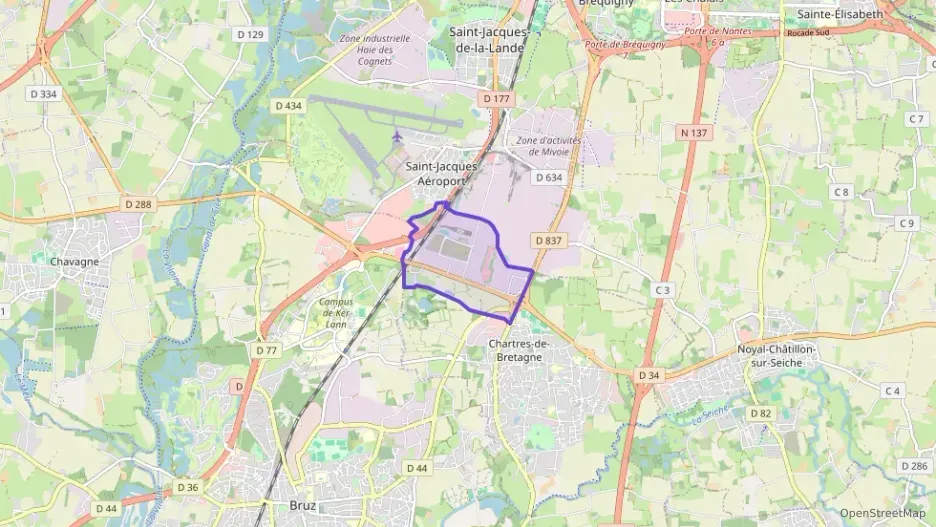 Maison 131 m² cinq pièces à vendre à Chartres-de-Bretagne