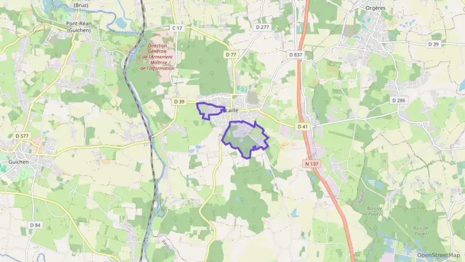 Maison 96 m² cinq pièces à vendre à Laillé