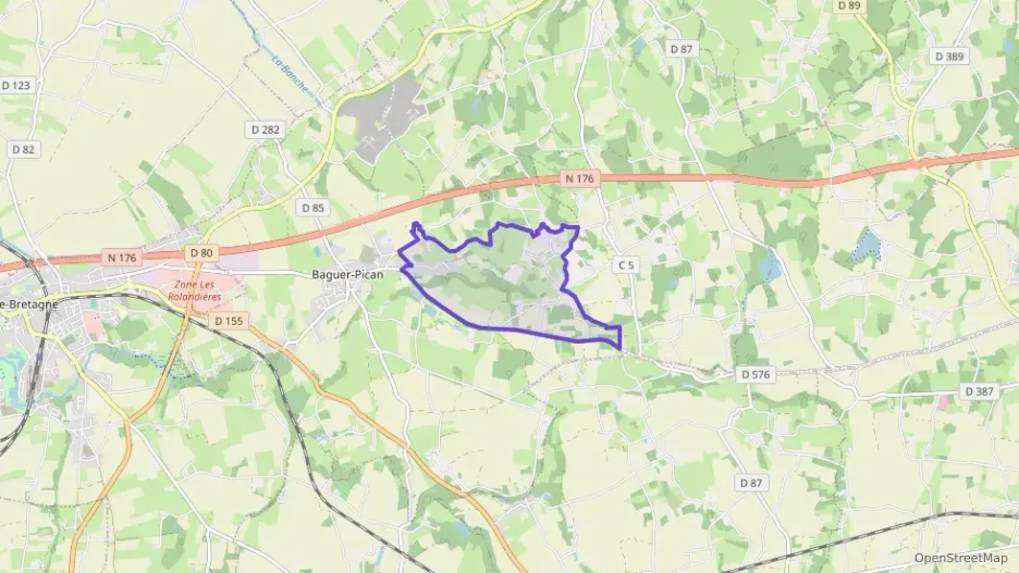 Maison 72 m² quatre pièces à vendre à Baguer-Pican