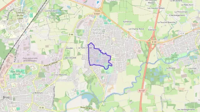 Maison 110 m² 5 pièces à vendre à Chartres-de-Bretagne