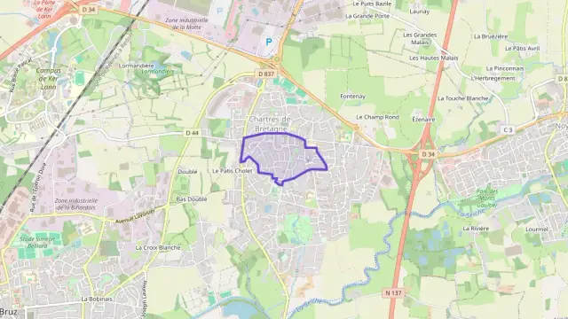 Maison 111 m² quatre pièces à vendre à Chartres-de-Bretagne