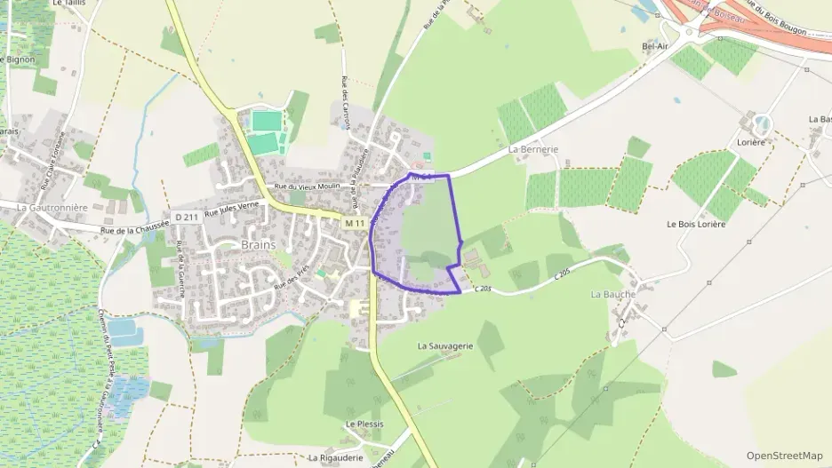 Maison 83 m² quatre pièces à vendre à Brains Maison 83 m² quatre pièces à vendre à Brains